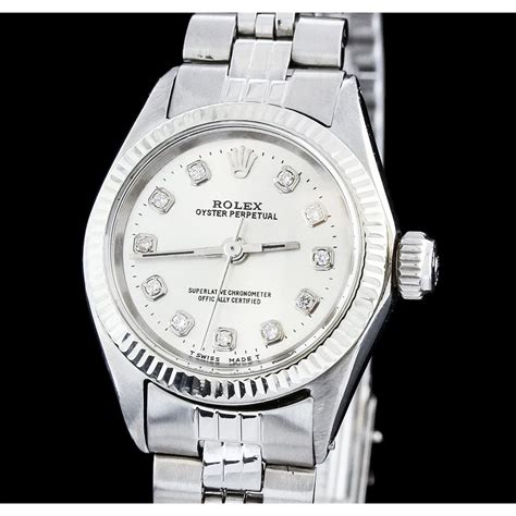 rolex stainless steel watch women year 2000|Rolex oyster perpetual 76080.